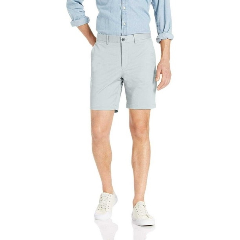 Original Penguin pastel Blue Flat Front Shorts